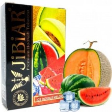 Табак Jibiar 50 gr Ice double melon (Айс дыня арбуз)
