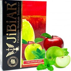 Табак Jibiar 50 gr Two apple mint (Двойное яблоко, Мята)