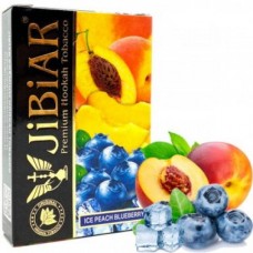 Табак Jibiar 50 gr Ice peach blueberry (Айс персик черники)