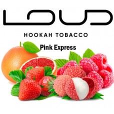 Тютюн LOUD SOFT Pink Express (Малина, Грейпфрут, Лічі, Полуниця) 50 gr