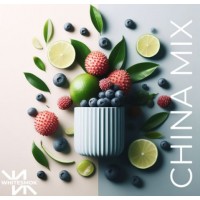 Тютюн WhiteSmok China Mix (Лайм, Лічі, Чорниця) 50gr