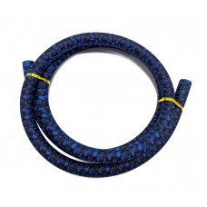  Синий силиконовый шланг без мундштука  (черепа)