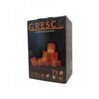 Вугілля горіхове Gresco (Греско) 72шт у коробці