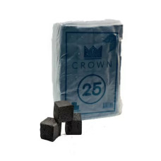 Уголь кокосовый Crown Horeca 25мм 72 уголька без коробки