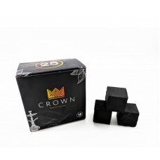 Уголь кокосовый Crown 25 мм 18 шт 250gr